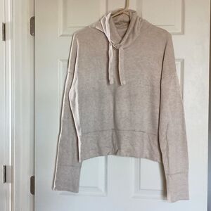Beige slouchy pullover